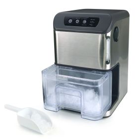 Portable Countertop Ice Maker for Soft Nugget Ice at Home