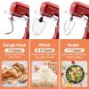 3-IN-1 Electric Stand Mixer, 660W 10-Speed With Pulse Button, Attachments Include 6.5QT Bowl, Dough Hook, Beater, Whisk For Most Home Cooks