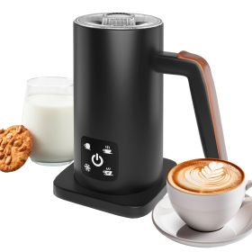 Electric Milk Frother and Steamer, Large Volume 11.8oz. Functional 4-in-1 Automatic Milk Steamer and Frother for Latte, Hot Chocolate