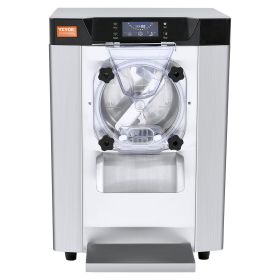 VEVOR Commercial Ice Cream Machine, 12 L/H Yield, 1713W Single Flavor Countertop Hard Serve Ice Cream Maker, 4.5L Stainless Steel Cylinder