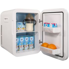 VEVOR Mini Fridge, 20L Skincare Fridges with Temper Control Touch Screen, Portable Small Beverage Refrigerator for Bedroom Office Car Dorm