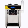 VEVOR Commercial Ice Cream Maker, 22-30L/H Yield, 2200W Countertop Soft Serve Machine w/ 2x6L Hopper 2L Cylinder LCD Panel Puffing Shortage Alarm