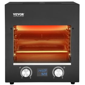 VEVOR Electric Steak Grill 1800W Smokeless Infrared Broiler Stainless Steel Home