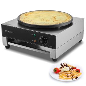 VEVOR 16-Inch Electric Crepe Maker Commercial Crepe Machine 1700W Non-stick