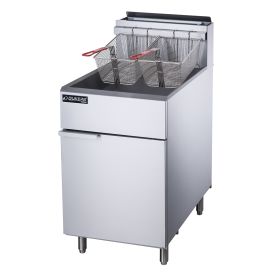 Capacity Natural Gas Commercial Fryer With Five Tube Burner