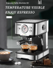 coffee powder + milk foam 2 in 1 semi-automatic coffee machine 20Bar extraction mocha Nestle espresso 1 cup / 2 cup