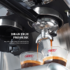 Semi-automatic coffee Grinding all-in-one 20Bar dual boiler grinder Two-cup extraction Cappuccino American Italian Esppresso LCD Touch + Instrument Di