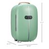 Portable Skincare Fridge with LED Display, 12L Mini Fridge for Beauty, Makeup and Cosmetics, Small Refrigerator Cooler for Bedroom, Home Office