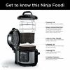 Ninja FD401 Foodi 12-in-1 Deluxe XL 8 qt. Pressure Cooker & Air Fryer that Steams, Slow Cooks, Sears, Saut√©s, Dehydrates & More