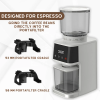 PSCG018 Professional tapered burr coffee grinder 51 gear adjustment powder mesh IMD Touch control Taper unburr electric coffee grinding bean bin 350g