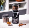 PSCG001   electric coffee grinder 31 gear 275g powder bin 100g LED display touch control taper no burr electric coffee grinding professional taper bur