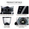 PSCG001   electric coffee grinder 31 gear 275g powder bin 100g LED display touch control taper no burr electric coffee grinding professional taper bur