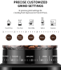 PSCG015 Electric Spice coffee grinder 31 gear control powder eye touch control cone electric coffee grinder bean bin 275g powder bin 100g LED