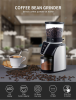 PSCG001   electric coffee grinder 31 gear 275g powder bin 100g LED display touch control taper no burr electric coffee grinding professional taper bur