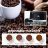 PSCG001   electric coffee grinder 31 gear 275g powder bin 100g LED display touch control taper no burr electric coffee grinding professional taper bur