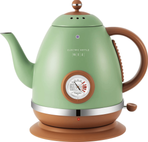 PSE303 1500W Electric kettle instrument type dial thermometer kettle electric kettle 1.5L gooseneck coffee teapot 360 degree rotating base separation (PSE303: PSE303b)