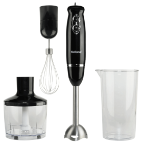 National Multi-Purpose 4-in-1 Immersion Hand Blender (Color: Black)